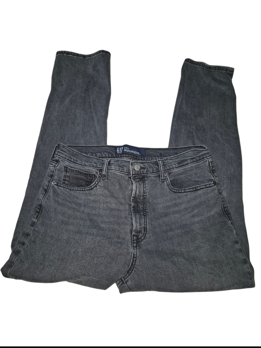Gap Women's Black High Rise Vintage Slim Straight Jeans Size 12/31 R